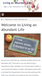 Mobile Screenshot of livinganabundantlife.com